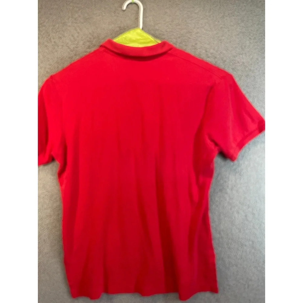 Polo Ralph Lauren Flesh Pony Shirt Mens Large Pima‎  Red Short Sleeve Preppy